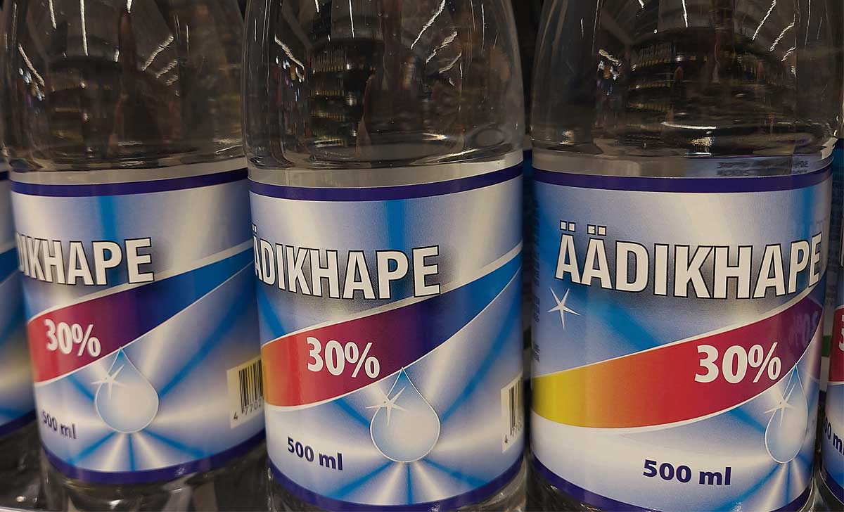 äädikaga puhastamine
