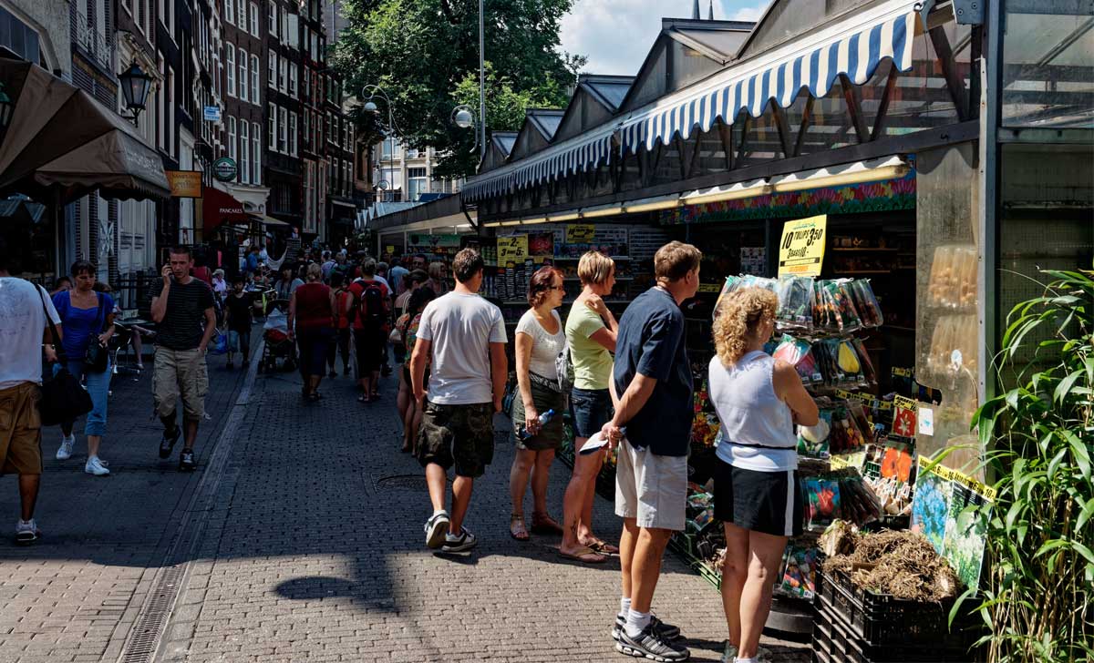 Bloemenmarkt Amsterdamis