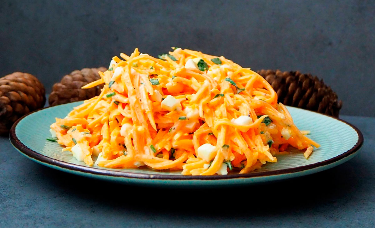 kõrvitsasalat muna ja küüslauguga