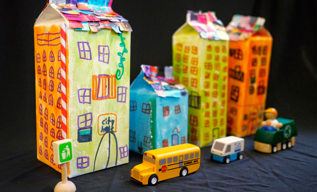 mänguasjad piimapakendist