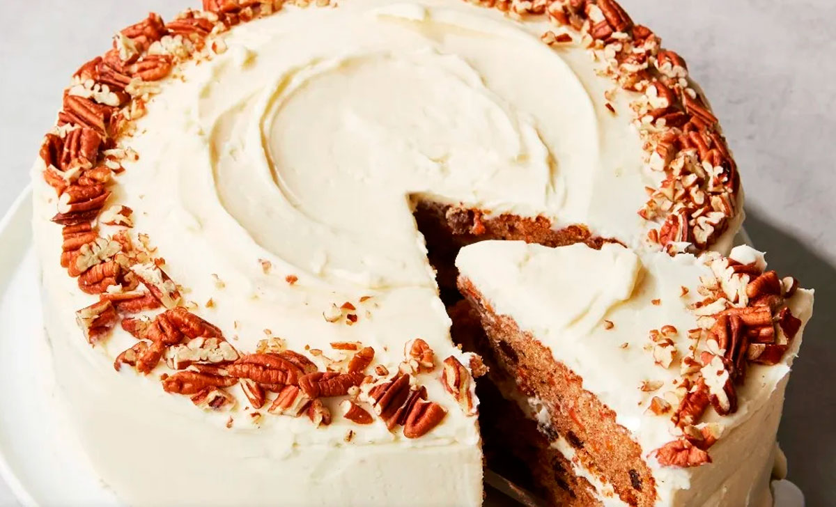 porgandikook toorjuustuglasuuriga