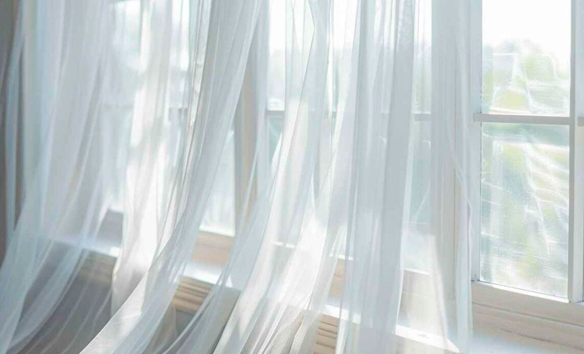 tüllkardinate pesemine